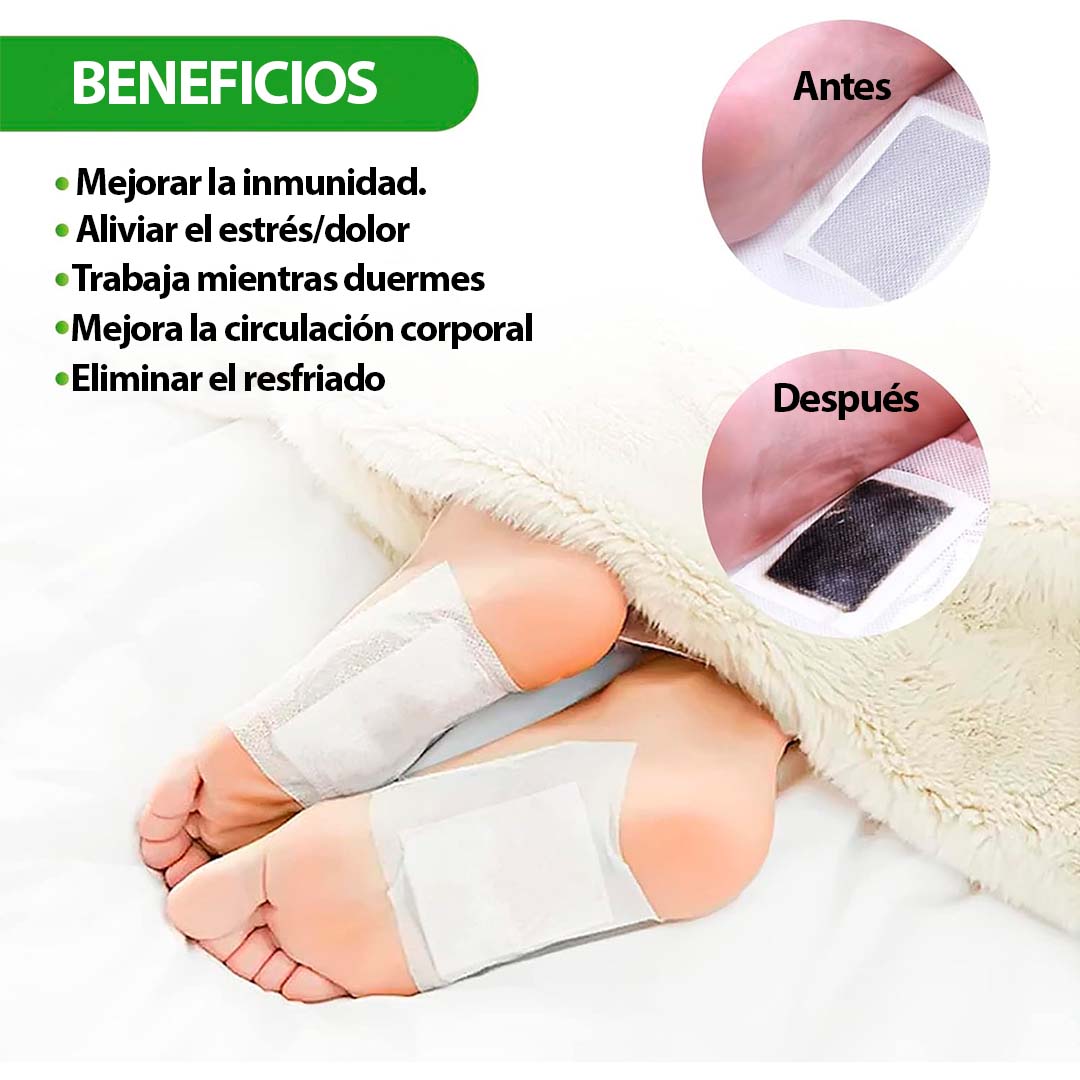 Parche Pies Set x10 PCS Deep Cleaning